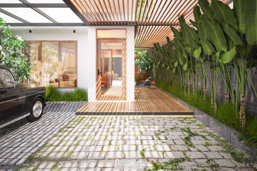 Mẫu thiết kế nội thất biệt thự liền kề Tropical Modern NT24554